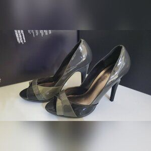 Black/Gray Heels